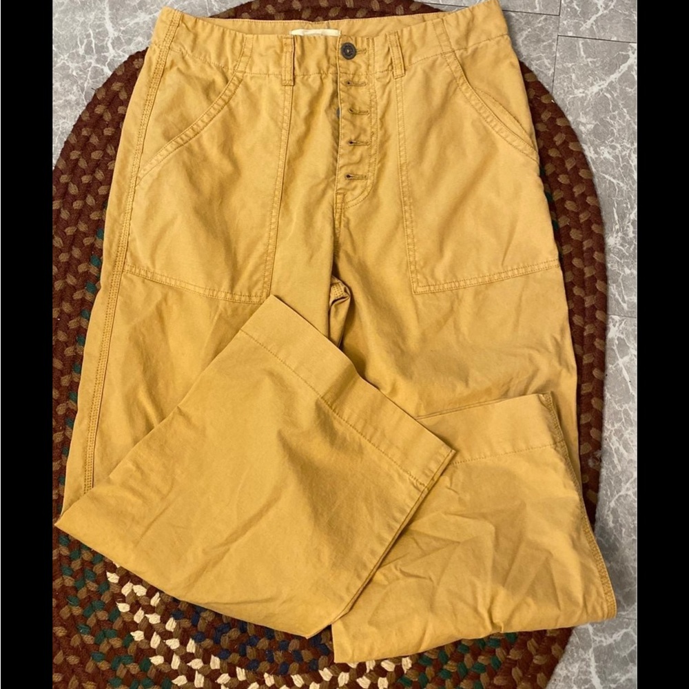 SUNDANCE CROPPED WIDE LEG PANTS SZ 6